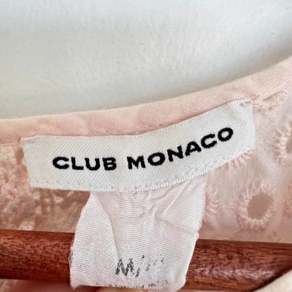 Club Monaco eyelet embroidered sleveless blouse - Picture 4 of 6